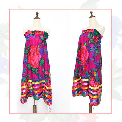 Floral Art Ribbon Skirt