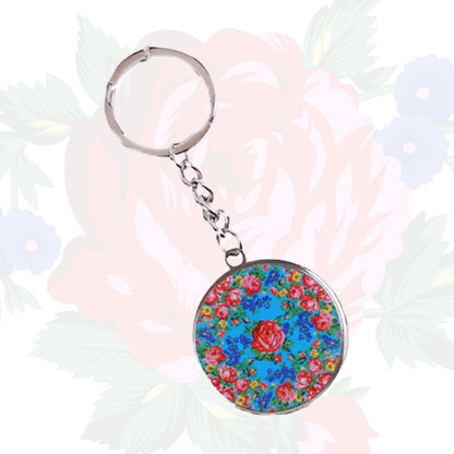 Kokum Floral Art Keychain